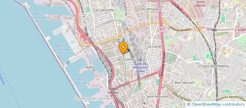 localisation de l'entreprise SARL BUCCIERO à MARSEILLE