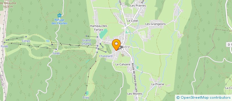 localisation de l'entreprise SARL BUCOLIQUE  AUTRANS-MEAUDRE EN VERCORS