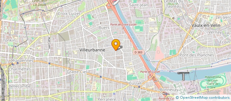 localisation de l'entreprise SARL BUERS PRESSING à VILLEURBANNE