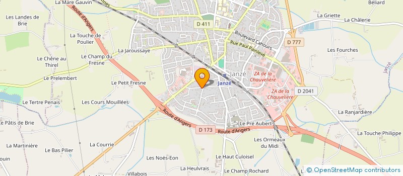 localisation de l'entreprise SARL BUFFET  JANZE