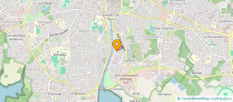 localisation de l'entreprise SARL BUFFET BRETAGNE à VANNES