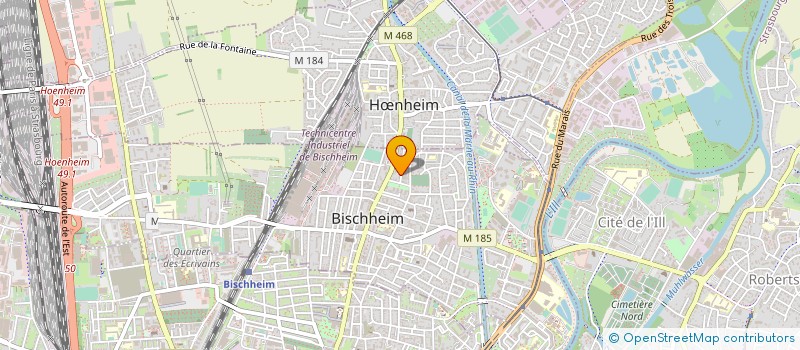 localisation de l'entreprise SARL BUGDAY ET FRERES  BISCHHEIM