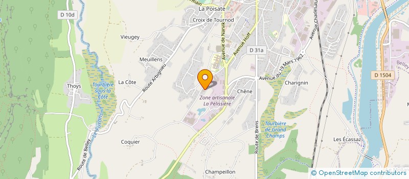 localisation de l'entreprise SARL BUGEY LOCATIONS à BELLEY