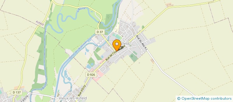 localisation de l'entreprise SARL BUGNICOURT FILLES à ASFELD