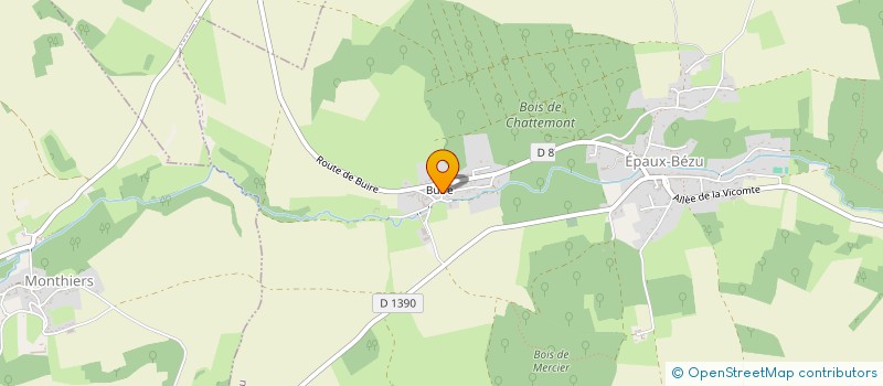 localisation de l'entreprise SARL BUHOUR  EPAUX-BEZU