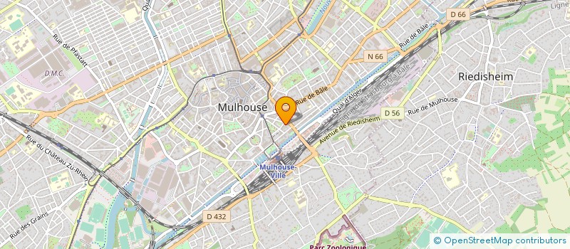 localisation de l'entreprise SARL BUILDING à MULHOUSE