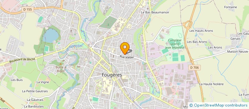 localisation de l'entreprise SARL BUISENEST à FOUGERES