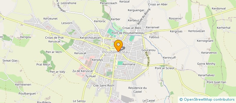 localisation de l'entreprise SARL BULLE D'HAIR  PLOUDALMEZEAU