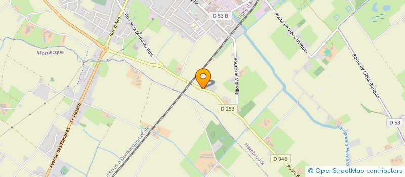 localisation de l'entreprise SARL BULTEL WEEXSTEEN à HAZEBROUCK
