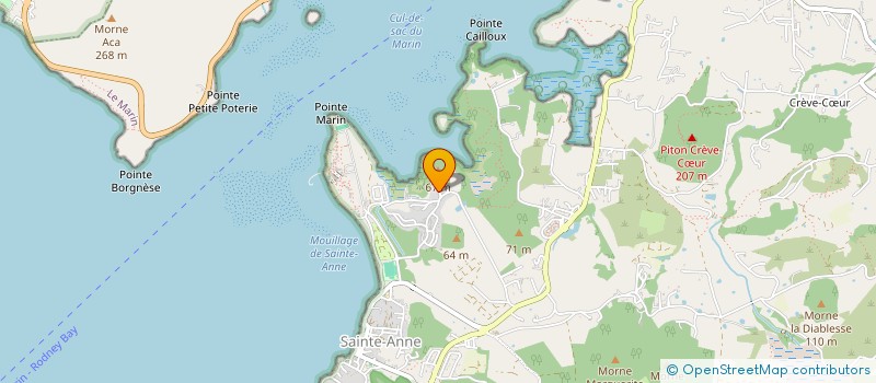 localisation de l'entreprise SARL BUNGALOWS LES FLORALIES  SAINTE-ANNE