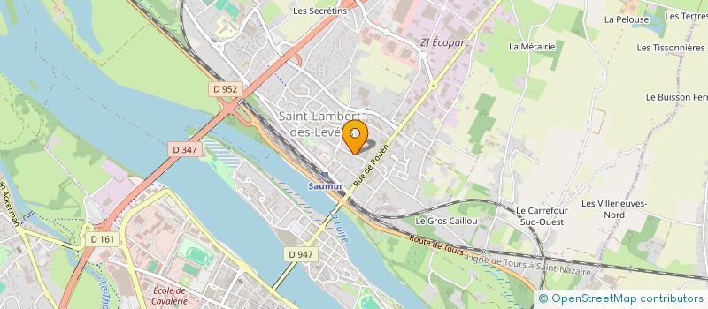 localisation de l'entreprise SARL BUREAU D'ETUDES PROJETS BOIS à SAUMUR