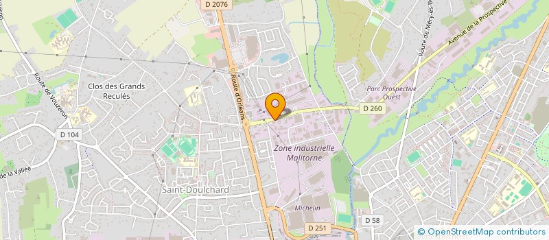 localisation de l'entreprise SARL BUREAU D'ETUDES ROULEAU à SAINT-DOULCHARD