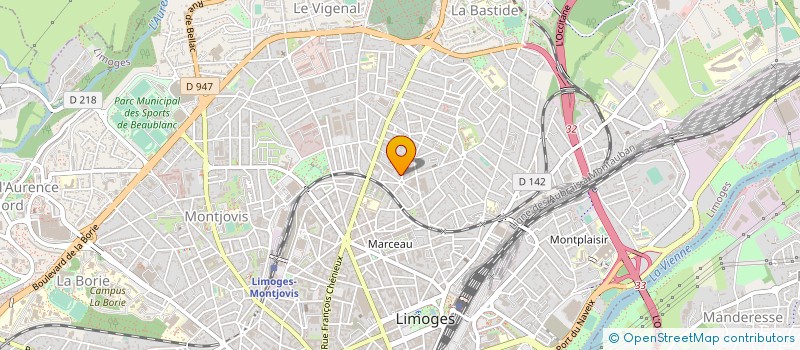 localisation de l'entreprise SARL BUREAU DE CONSULTANTS à LIMOGES