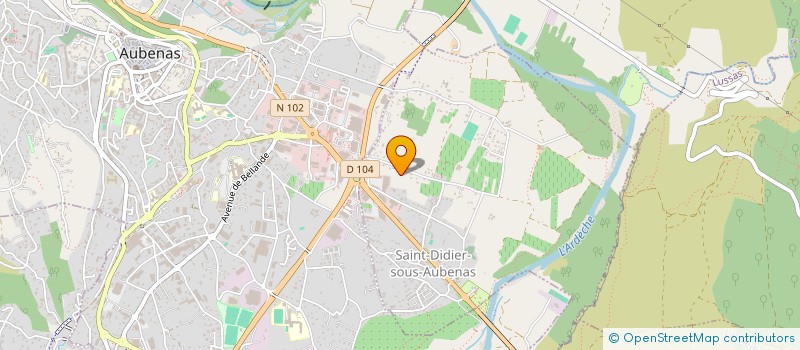 localisation de l'entreprise SARL BUREAU ECONOMIE COORDINATION PLANS à SAINT-DIDIER-SOUS-AUBENAS