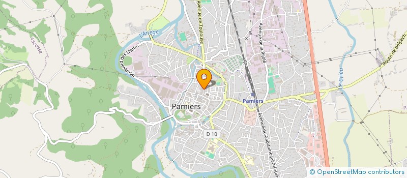 localisation de l'entreprise SARL BURGIARD à PAMIERS