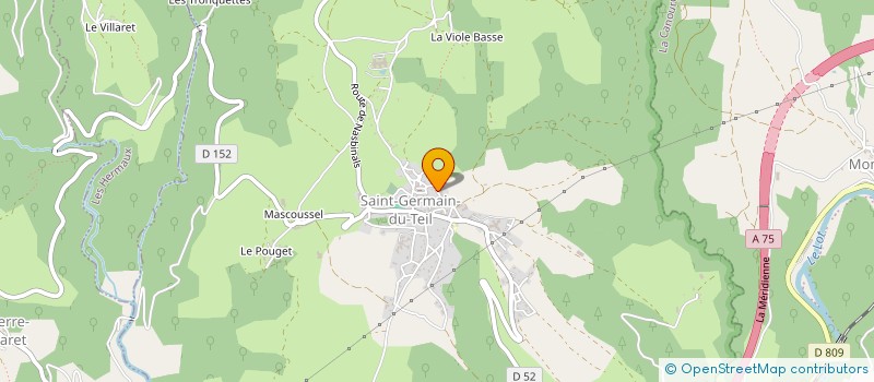 localisation de l'entreprise SARL BURLON  SAINT-GERMAIN-DU-TEIL