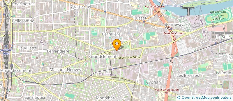 localisation de l'entreprise SARL BURNOD ET CIE à VILLEURBANNE