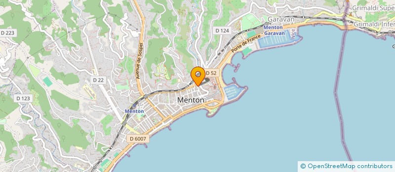 localisation de l'entreprise SARL BURONE à MENTON