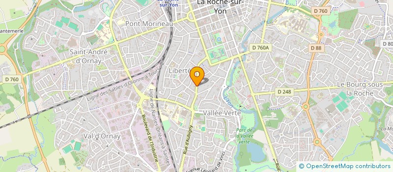 localisation de l'entreprise SARL BUROPLAN à LA ROCHE-SUR-YON