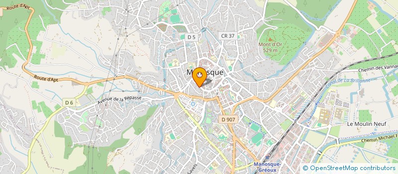 localisation de l'entreprise SARL BUROTECH à MANOSQUE
