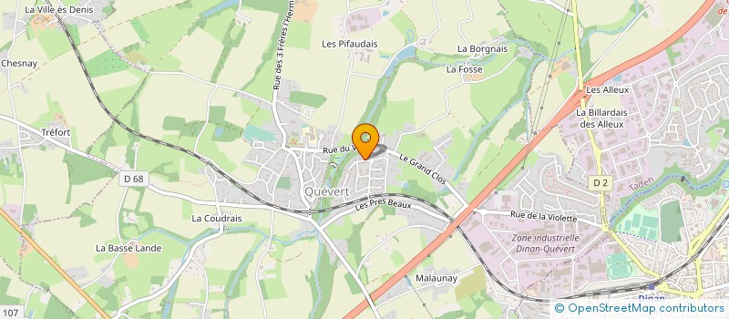 localisation de l'entreprise SARL BUSINESS SYSTEMES ET SOLUTIONS D'ENCAISSEMENTS  DINAN