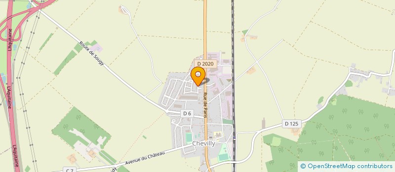 localisation de l'entreprise SARL BUSSEREAU à CHEVILLY