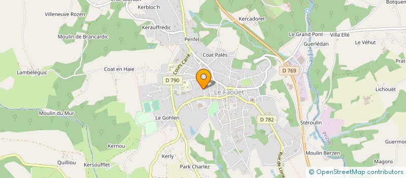 localisation de l'entreprise SARL BUTIMER  LE FAOUET