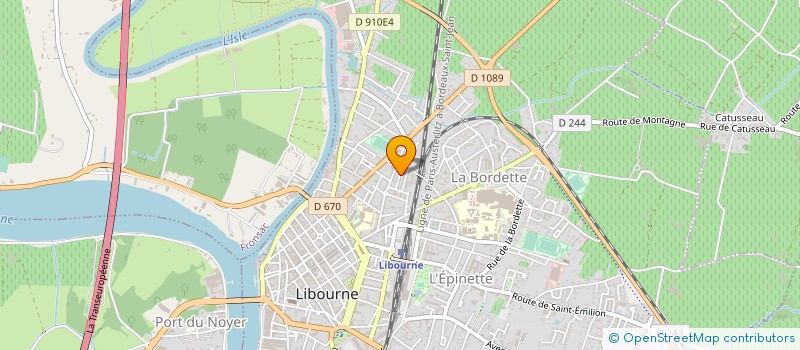 localisation de l'entreprise SARL BUTTARELLI OLIVIER à LIBOURNE