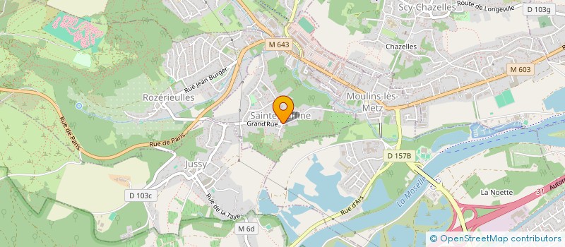 localisation de l'entreprise SARL BUTTERFLY  SAINTE-RUFFINE