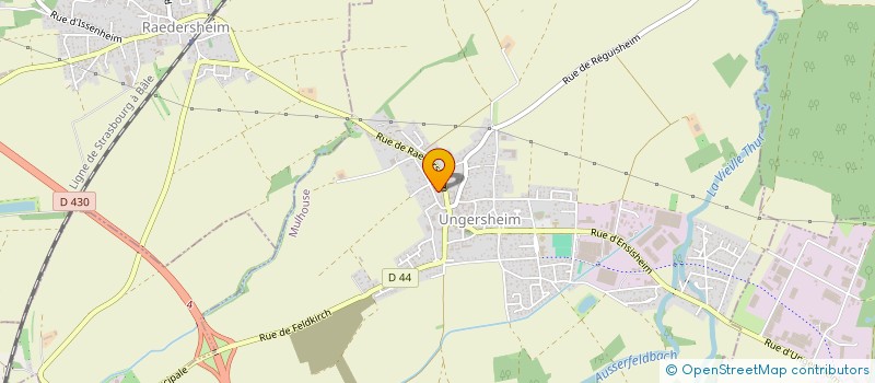 localisation de l'entreprise SARL BYC  UNGERSHEIM