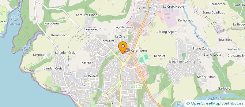 localisation de l'entreprise SARL BZH INVEST PRO à CONCARNEAU