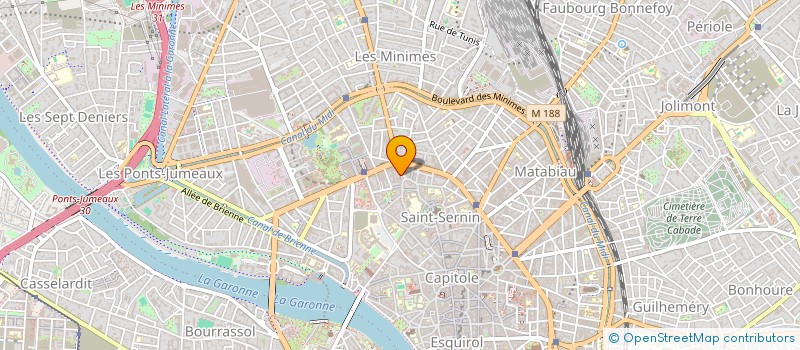 localisation de l'entreprise SARL C.A.B.M. à TOULOUSE