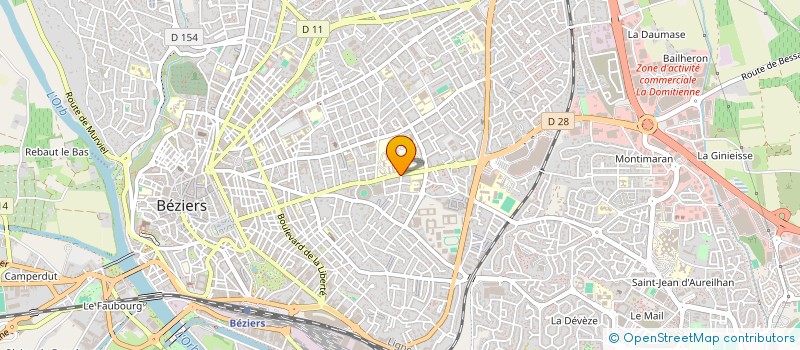 localisation de l'entreprise SARL C.A.B.Y à BEZIERS