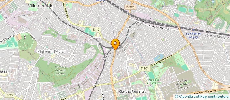 localisation de l'entreprise SARL C.A.J. à NEUILLY-SUR-MARNE