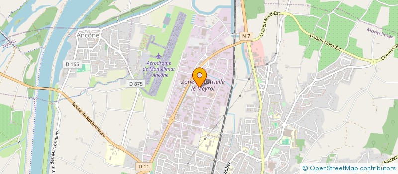 localisation de l'entreprise SARL C A P  MONTELIMAR