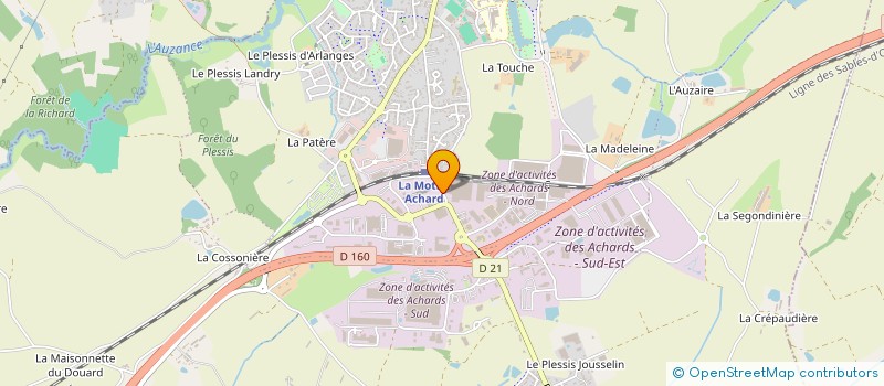 localisation de l'entreprise SARL C.A.P. à LES ACHARDS