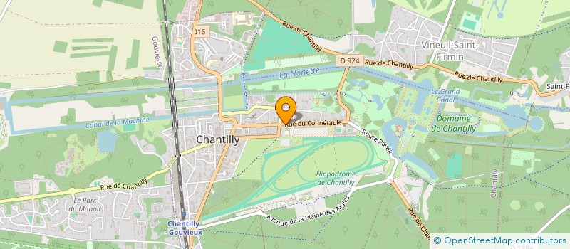 localisation de l'entreprise SARL C.B.I. à CHANTILLY