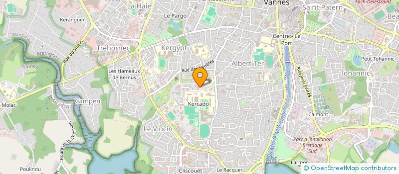 localisation de l'entreprise SARL  C.B.M. à VANNES