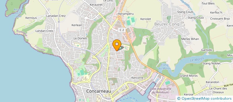 localisation de l'entreprise SARL C.B.S  CONCARNEAU