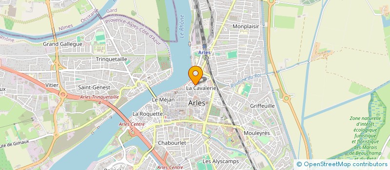 localisation de l'entreprise SARL C B SPORTS  ARLES