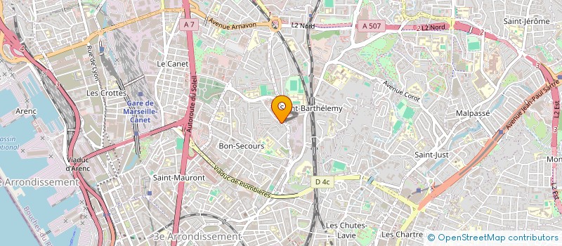 localisation de l'entreprise SARL C BLANES à MARSEILLE