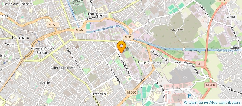 localisation de l'entreprise SARL C BOM à ROUBAIX