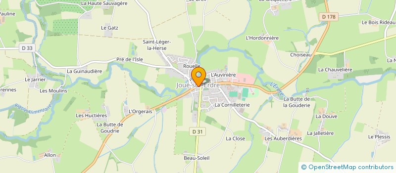 localisation de l'entreprise SARL C&C  JOUE-SUR-ERDRE