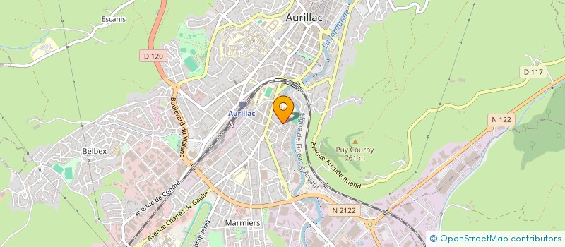 localisation de l'entreprise SARL C C à AURILLAC