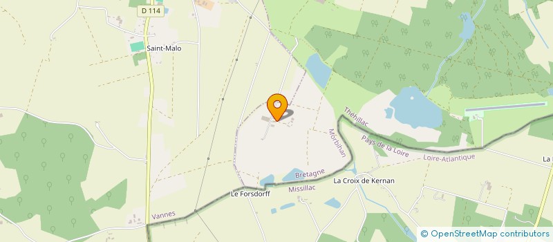 localisation de l'entreprise SARL C.C.B. (CONCEPT COMMERC BATIMENT)  THEHILLAC