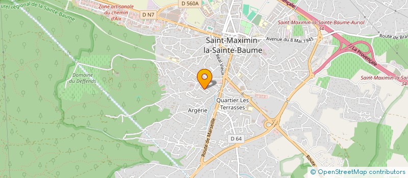 localisation de l'entreprise SARL C C S L à ST MAXIMIN LA STE BAUME