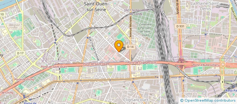 localisation de l'entreprise SARL C D'ANTIC à SAINT-OUEN-SUR-SEINE