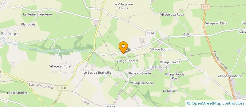 localisation de l'entreprise SARL C.D MAREE à BLAINVILLE-SUR-MER