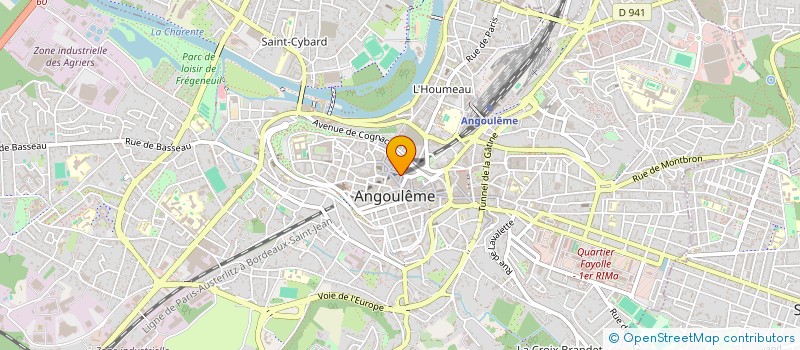 localisation de l'entreprise SARL C.D.P. à ANGOULEME