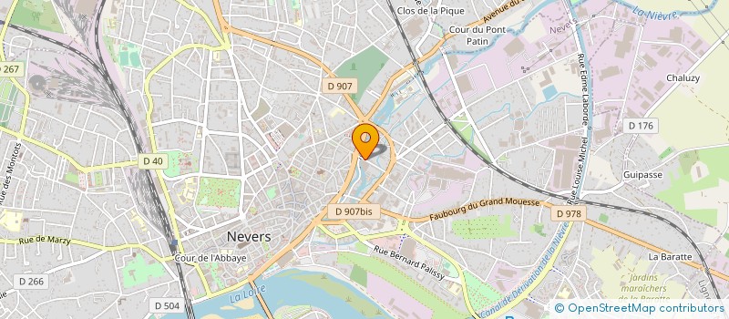 localisation de l'entreprise SARL C.E.A. à NEVERS